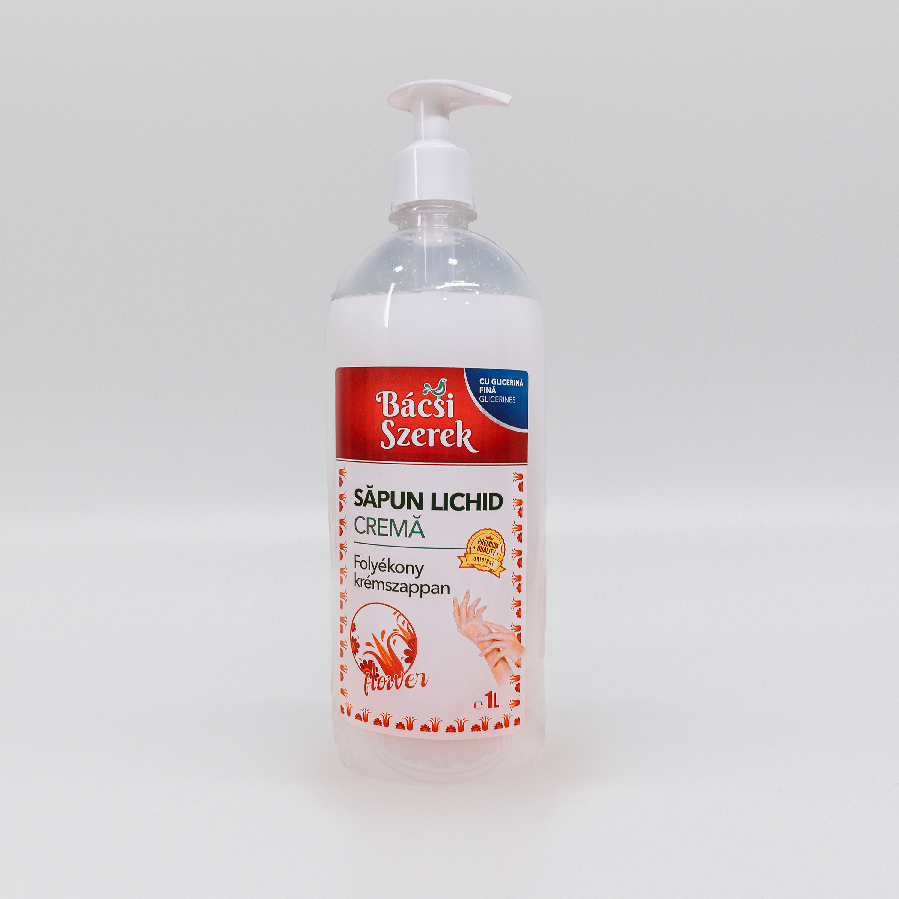 Săpun lichid cremă Bácsi Szerek Flower 1L