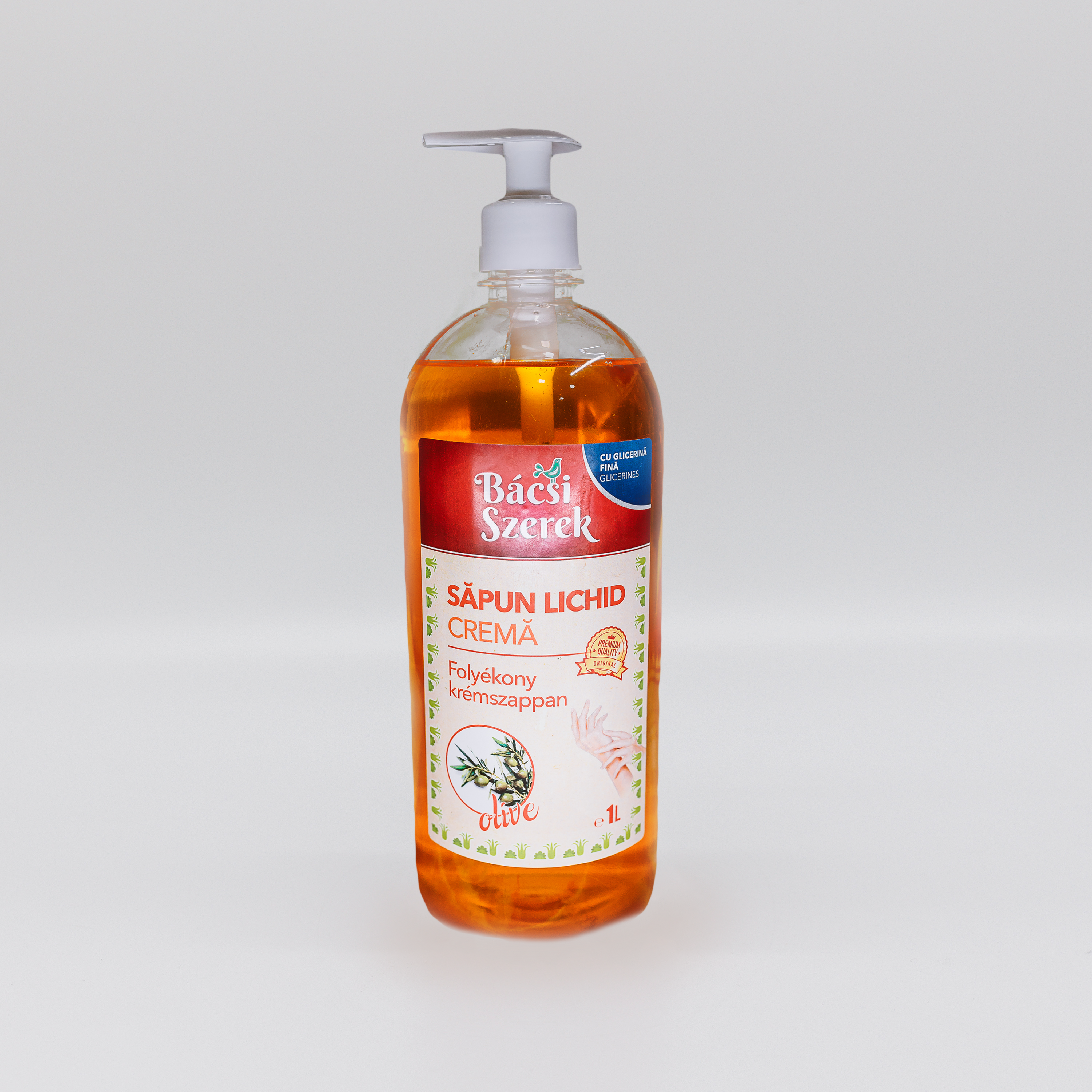 Săpun lichid cremă Bácsi Szerek Olive 1L